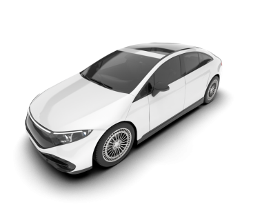 modern araba beyaz arka planda izole edildi. 3 boyutlu görüntüleme