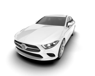 modern beyaz araba vektör illüstrasyonu.