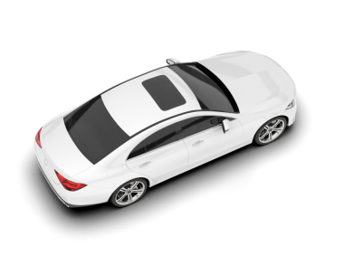 araba izole vektör çizimi, gerçekçi tasarım