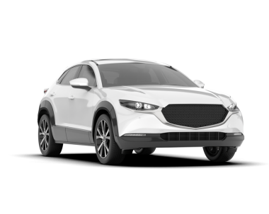 Gerçekçi beyaz renkli gerçekçi bir araba. yüksek kalite