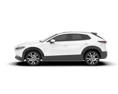 Arka planda izole edilmiş gerçekçi bir SUV aracı. 3D görüntüleme - illüstrasyon