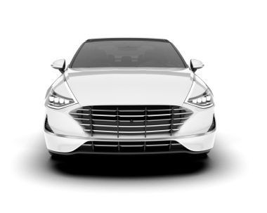 Üç boyutlu lüks bir arabanın aydınlık arka planda izole edilmesi.