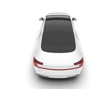 Beyaz arkaplandaki araba