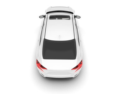 modern araba yan görünümü izole