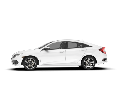 beyaz araba beyaz zemin üzerine izole