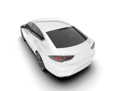 gerçekçi modern beyaz araba