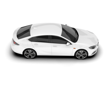 Araba beyaz arka planda izole edilmiş. Vektör çizimi.