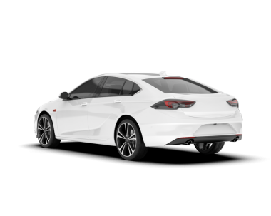 beyaz modern araba. ön görünüm