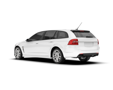 beyaz modern araba - sedan