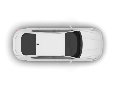 Araba üst üzerinde izole beyaz arka plan görüntülemek