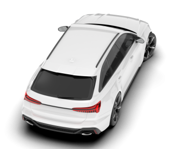 Modern şehir arabası beyazdan izole edilmiş. 3d oluşturma