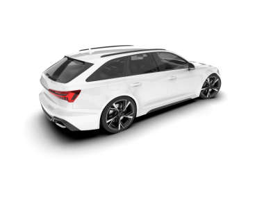 Siyah arka planda lüks bir araba.