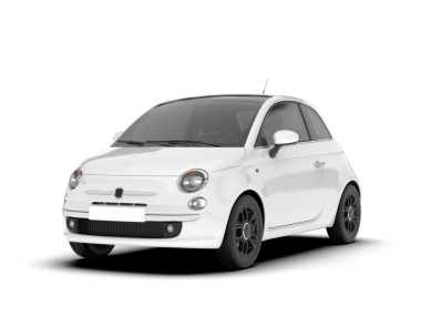 beyaz arkaplanda modern araba