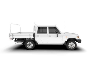 Modern SUV arabası beyaz arka planda izole edilmiş. 3d oluşturma