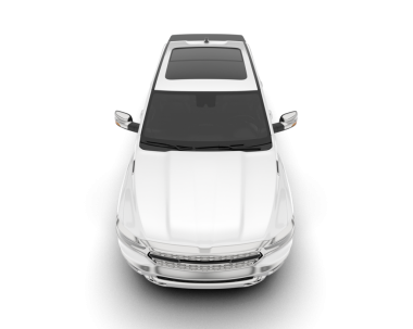 modern araba gri bir arka planda izole edilmiş. 3d illüstrasyon.