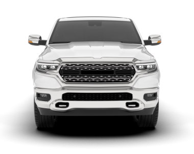 araba beyaz arkaplanda izole edildi