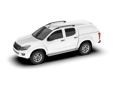 Beyaz arka plan üzerinde beyaz araba.