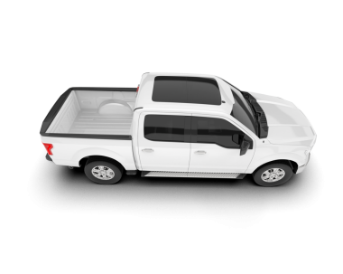 Beyaz beyaz arka planlı beyaz modern araba