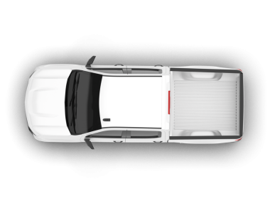 Araba arka planda izole. Üst Manzara. 3d illüstrasyon.