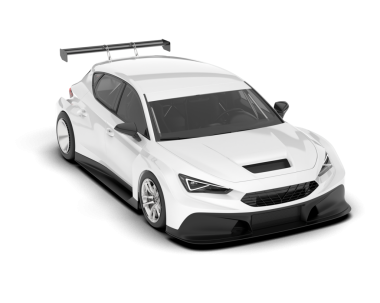 arkaplanda beyaz araba rengi modern illüstrasyon