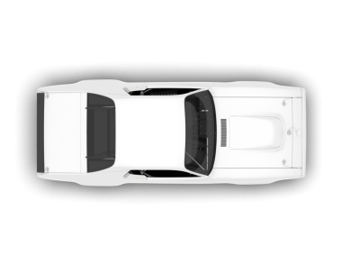 Siyah arka planda modern bir araba. 3d oluşturma