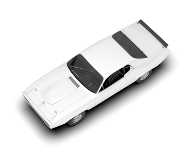 beyaz küçük klasik araba