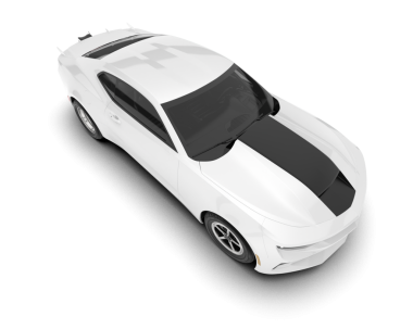 araba beyazda izole edildi