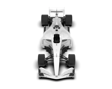 Siyah arka planda izole edilmiş bir stüdyoda 3 boyutlu bir araba.