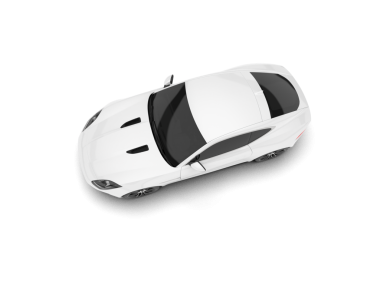 Araba siyah arka planda izole edilmiş. 3d illüstrasyon.