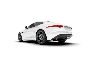 Araba beyaz arka planda izole edilmiş. Vektör çizimi.