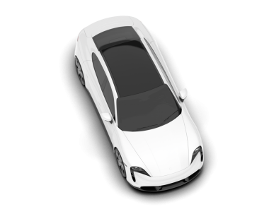 Araba manzaralı. 3 boyutlu illüstrasyon. 3d oluşturma.