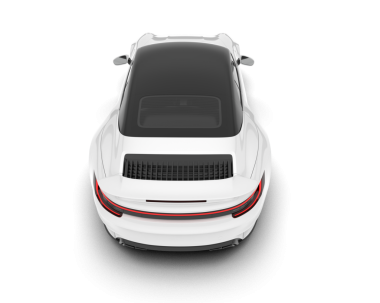 Beyaz, modern elektrikli araba beyaz arka planda izole edilmiş. 3d oluşturma