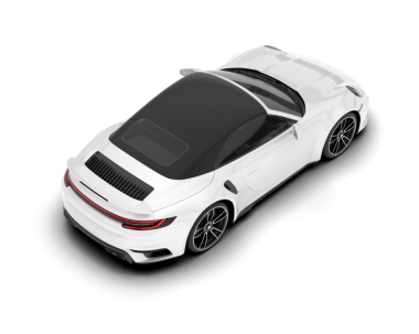 modern araba beyaz arka planda kırpma ile izole