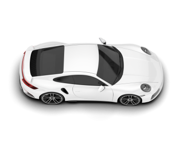 Modern spor araba beyaz arka planda izole edilmiş.