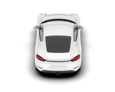 arkaplanda izole edilmiş araba - 3 boyutlu görüntüleme.