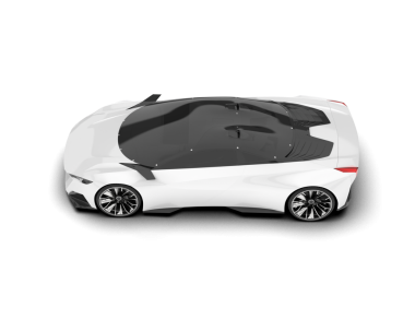 beyaz modern araba arka planda izole