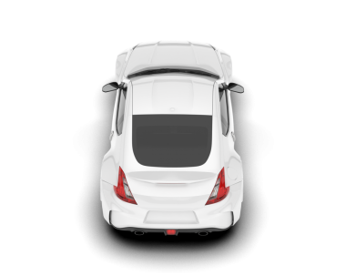 gerçekçi araba ön görünümü