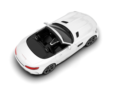 Modern araba beyaz arka planda izole edilmiş. Gölge beyaz arka planda bir gölgedir. 3d illüstrasyon.