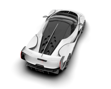 beyaz araba beyaz zemin üzerine izole