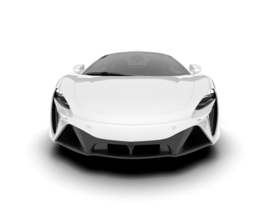 Gerçekçi beyaz süper araba. 3d oluşturma