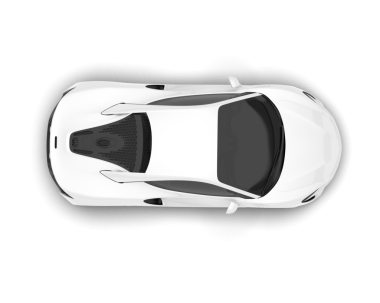 modern araba üst görünümü