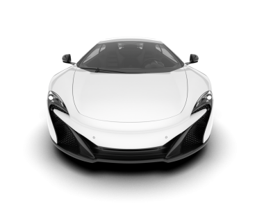 Beyaz arkaplanda izole edilmiş gümüş metalik araba