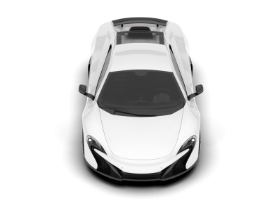 modern araba beyaz arka planda izole edildi. 3 boyutlu görüntüleme