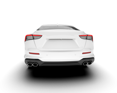 gerçekçi araba izole görünümü