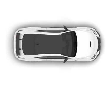 modern araba üst görünümü