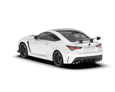 Siyah arka planda izole edilmiş gerçekçi bir araba. 3d oluşturma