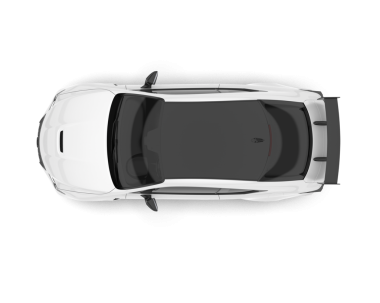 - Araba. - Araba. Beyaz bir arka planda izole edilmiş. 3d oluşturma.