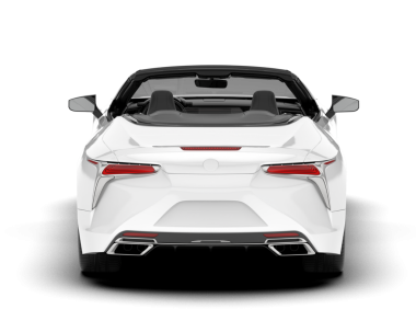 gerçekçi beyaz araba izole vektör çizimi