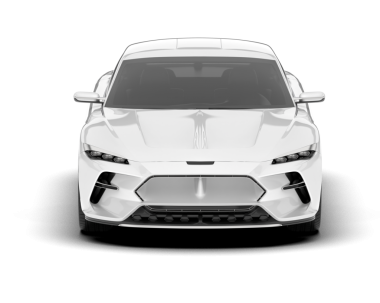 modern beyaz spor araba