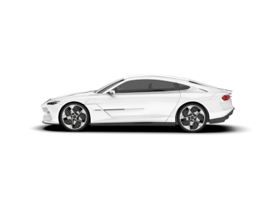 Beyaz arka planda izole edilmiş modern lüks beyaz araba. 3d oluşturma